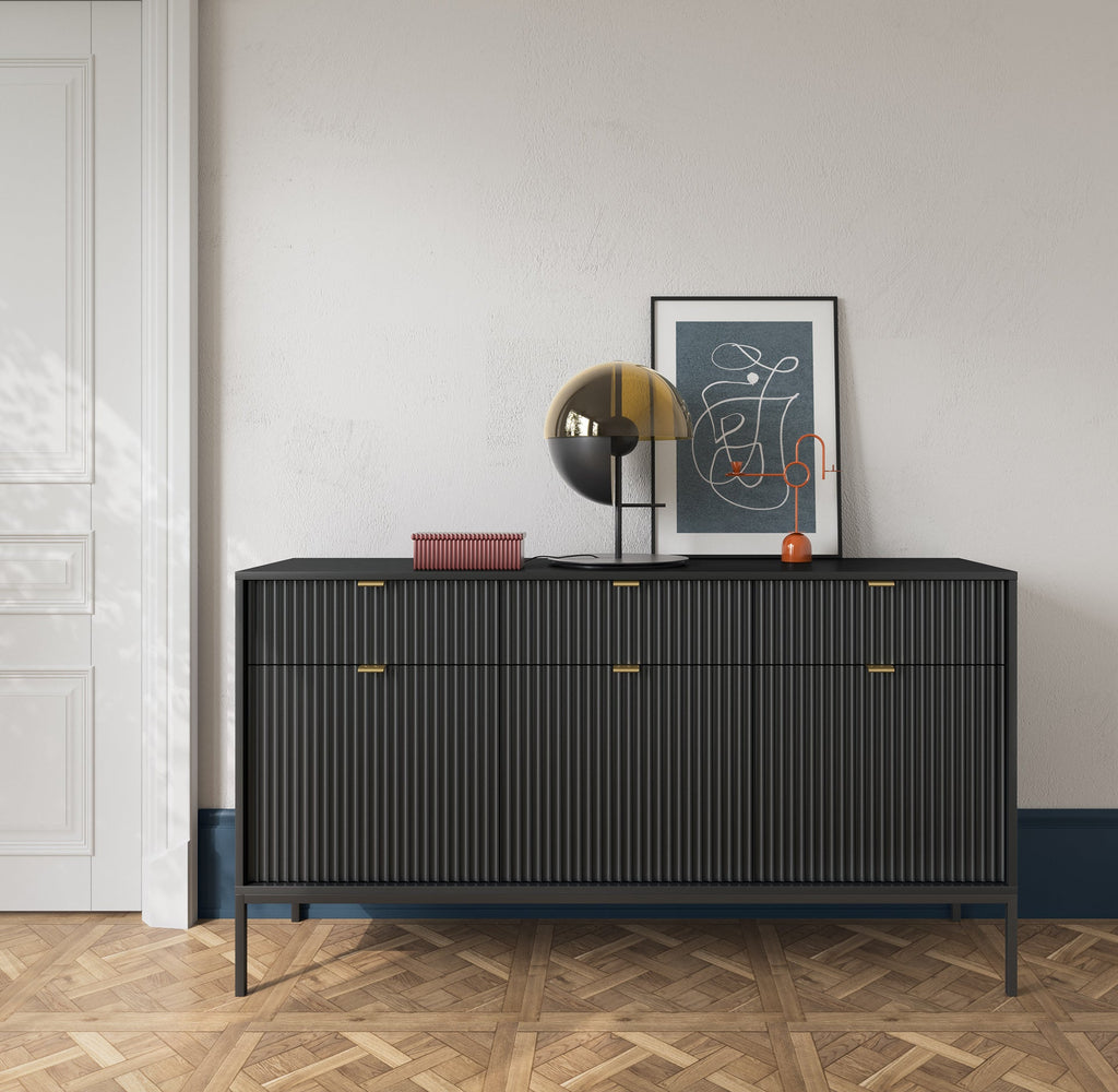 Ridge 3 Drawer 3 Door Sideboard W154cm