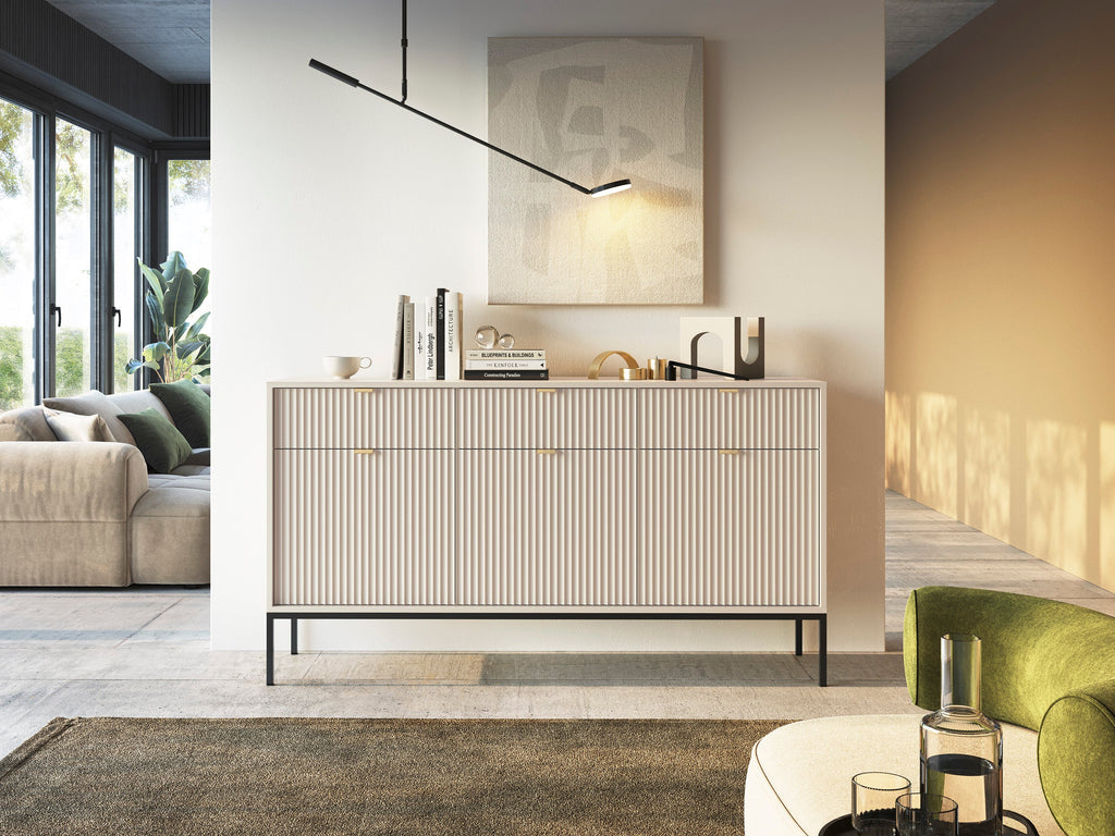 Ridge 3 Drawer 3 Door Sideboard W154cm