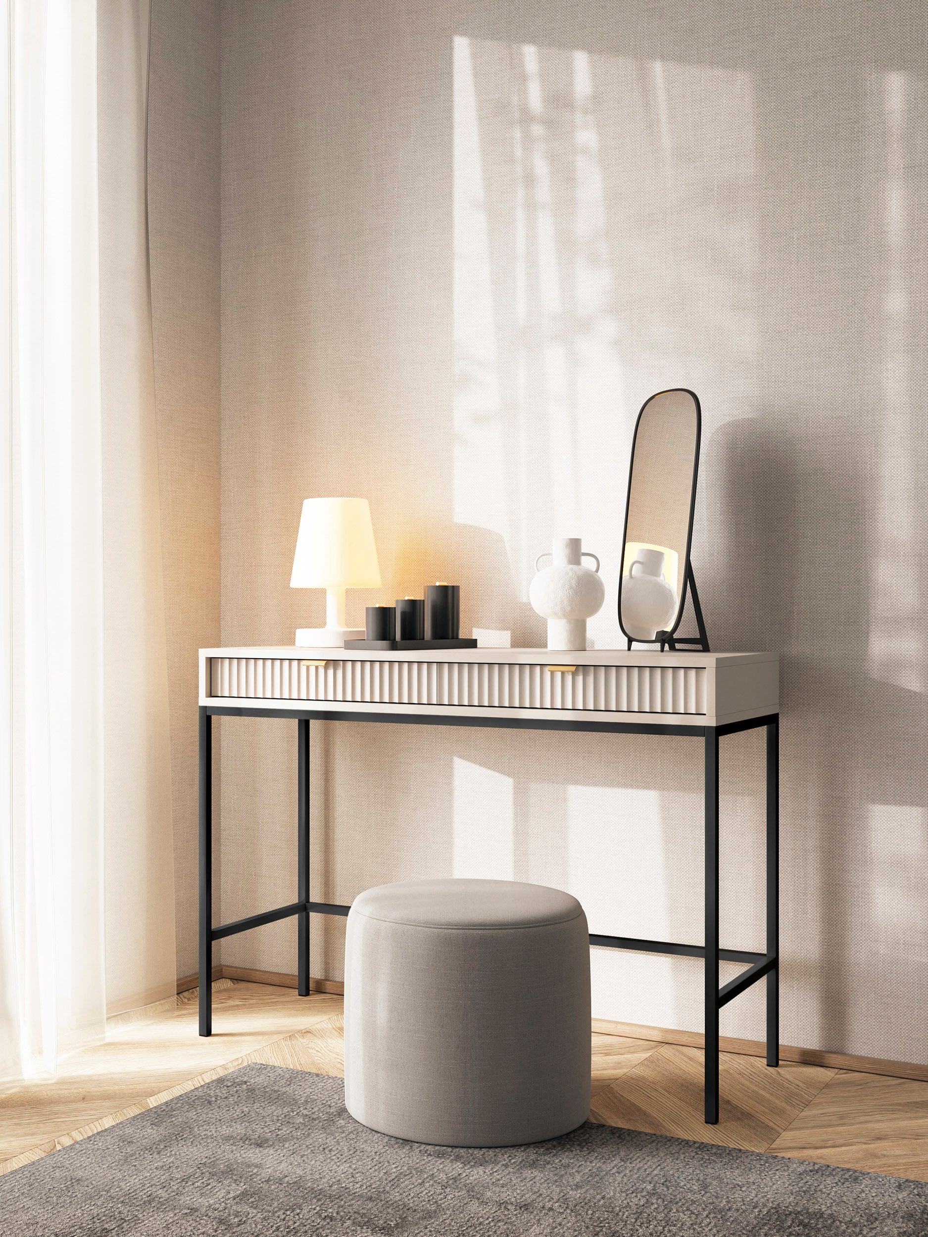 Ridge Dressing Table/Console Table/Desk W104cm