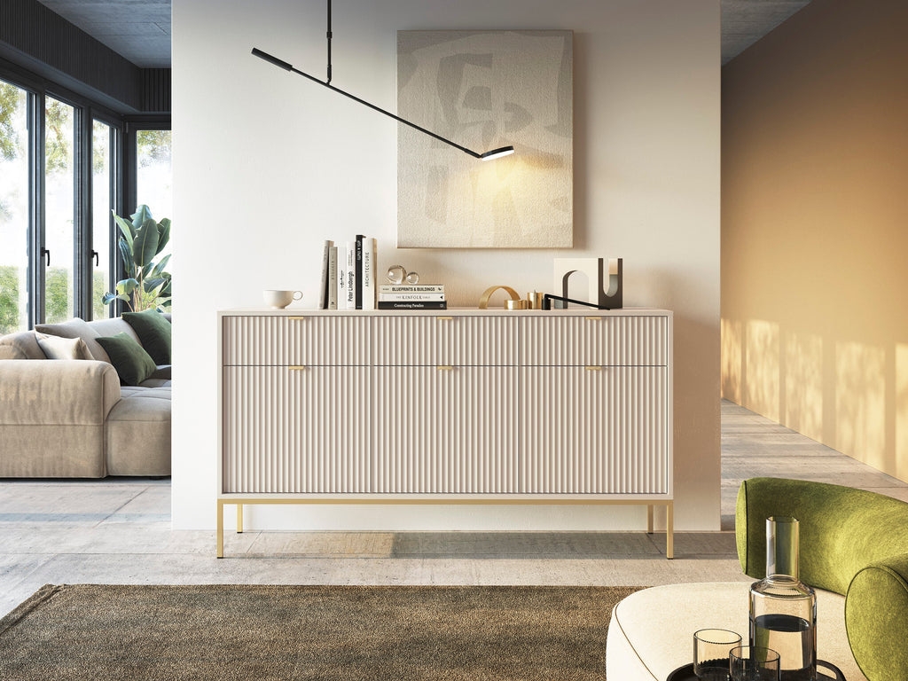 Ridge 3 Drawer 3 Door Sideboard W154cm