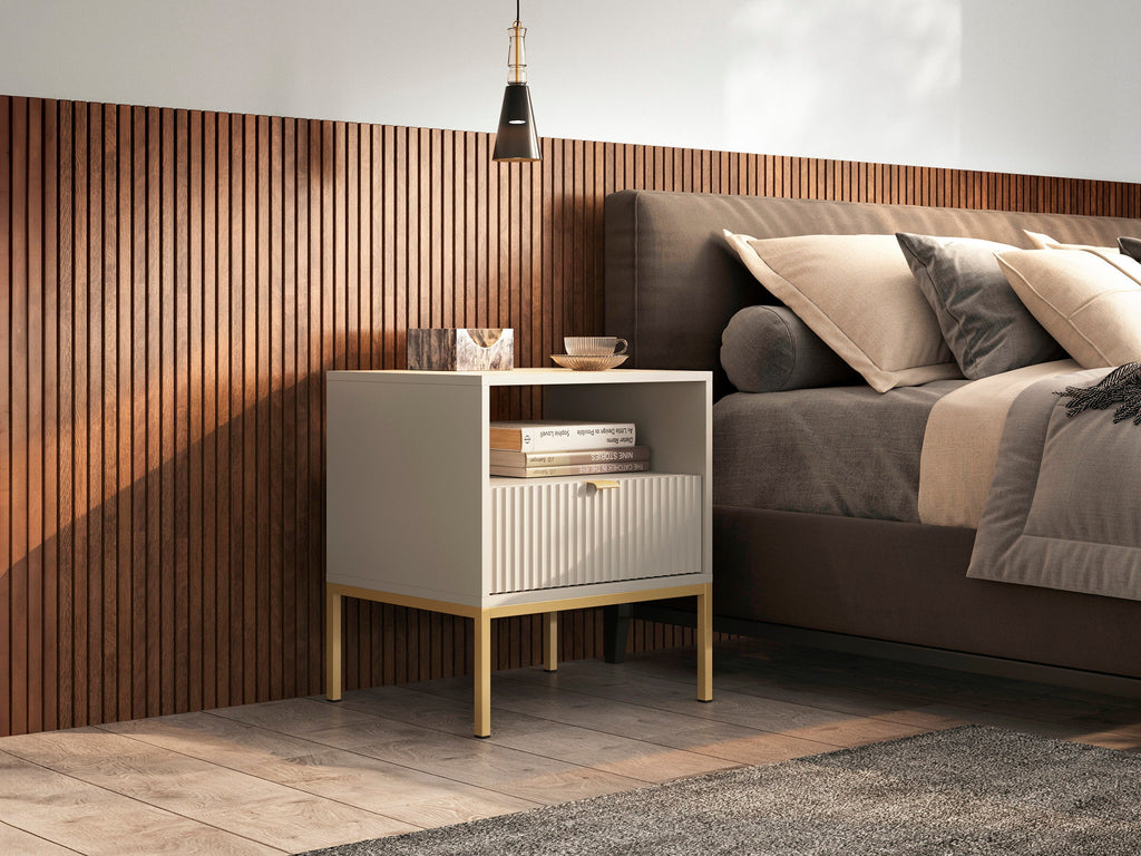 Ridge Bedside Table W54cm