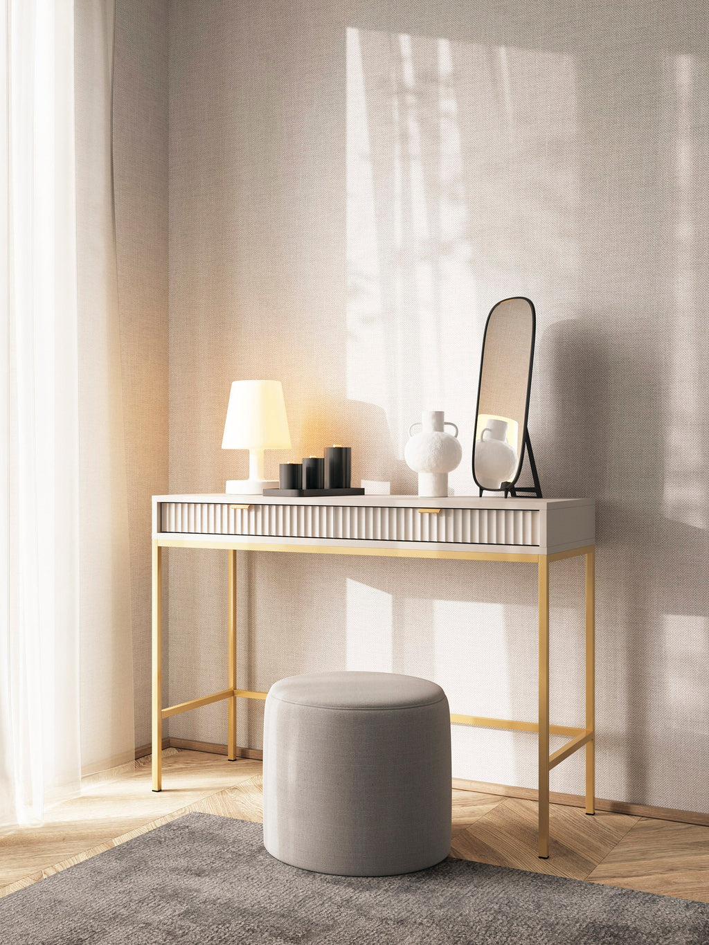 Ridge Dressing Table/Console Table/Desk W104cm