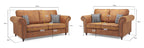 Oakland Sofa Set 3+2