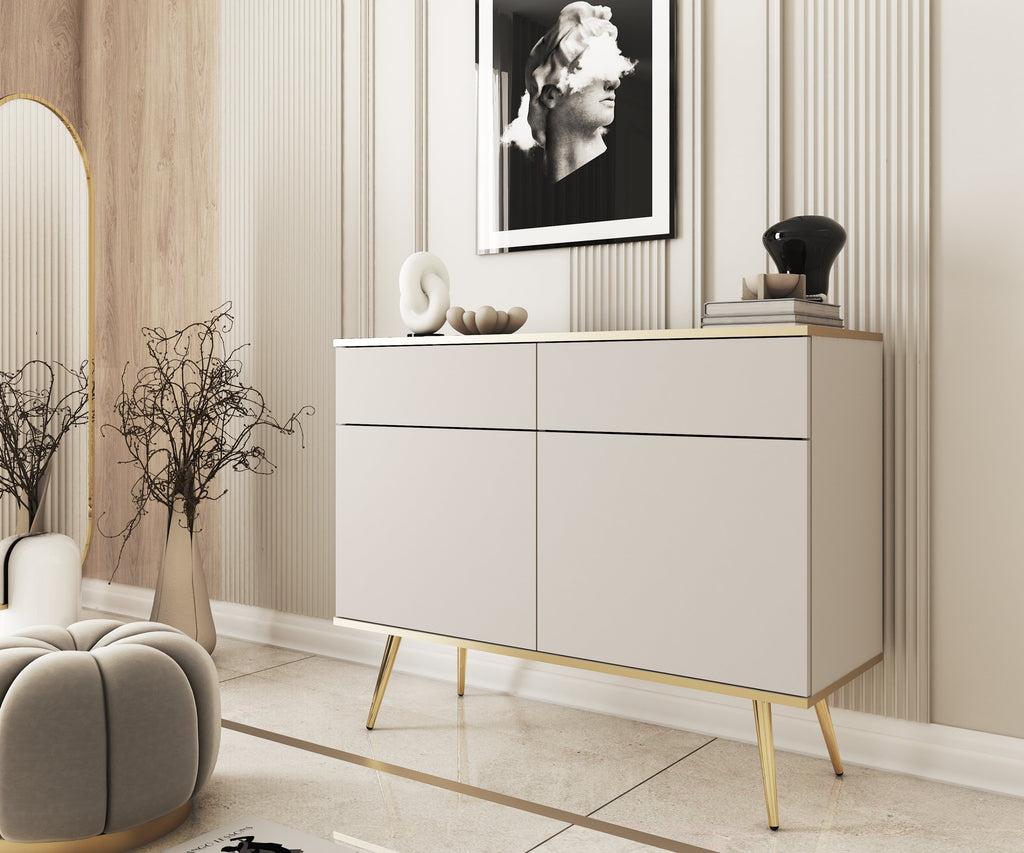 Ola 2 Door 2 Drawer Sideboard W107cm