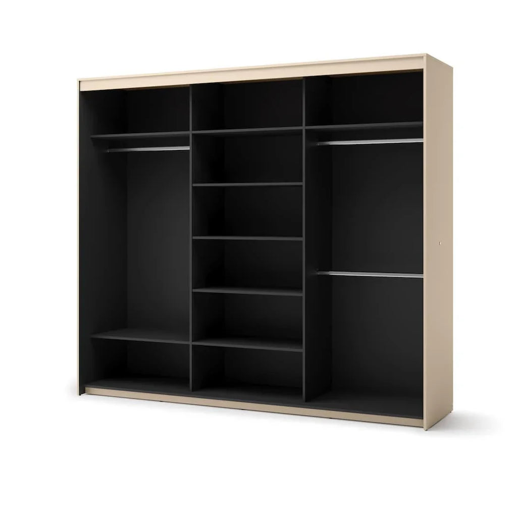 Icon Triple Sliding Door Wardrobe W250cm