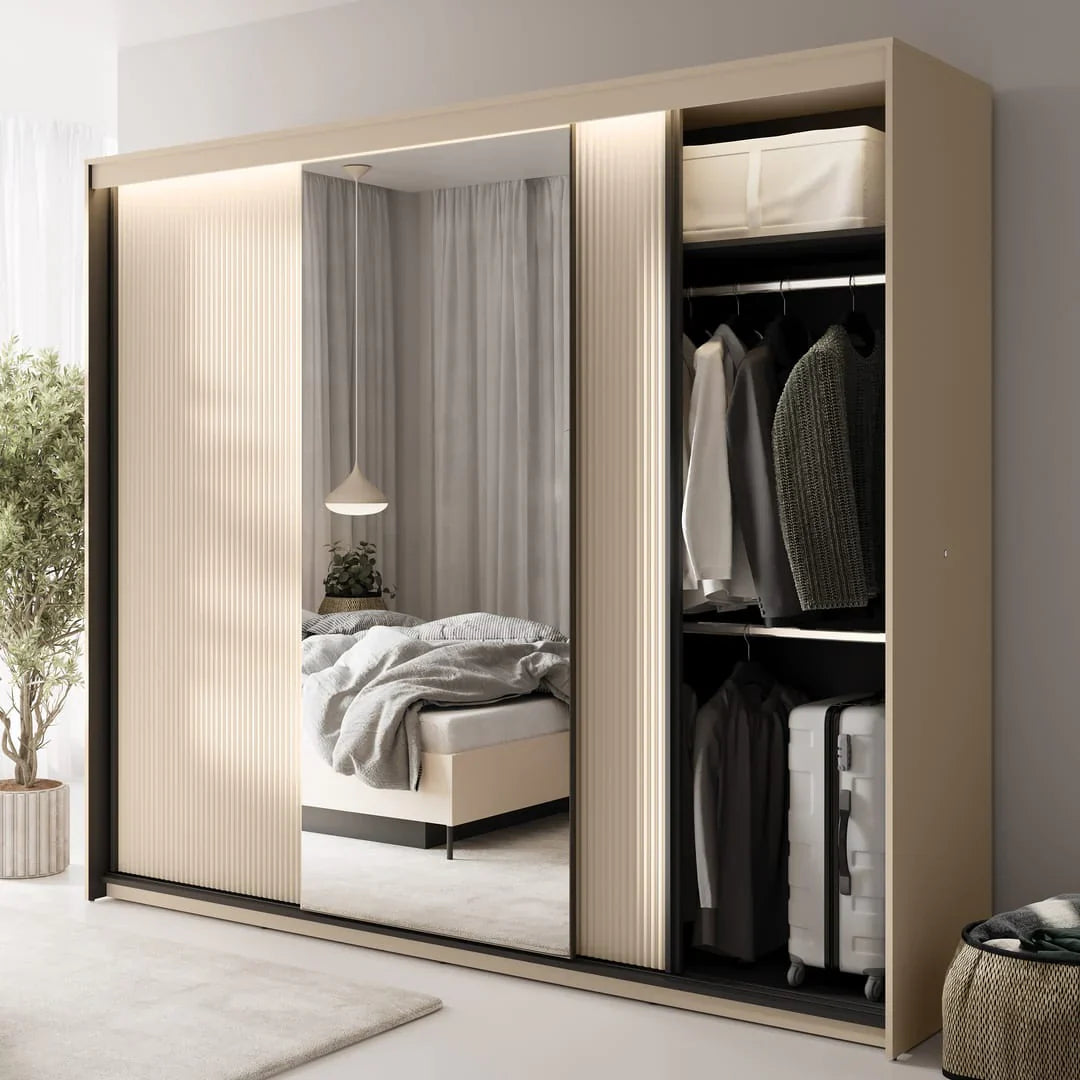 Icon Triple Sliding Door Wardrobe W250cm
