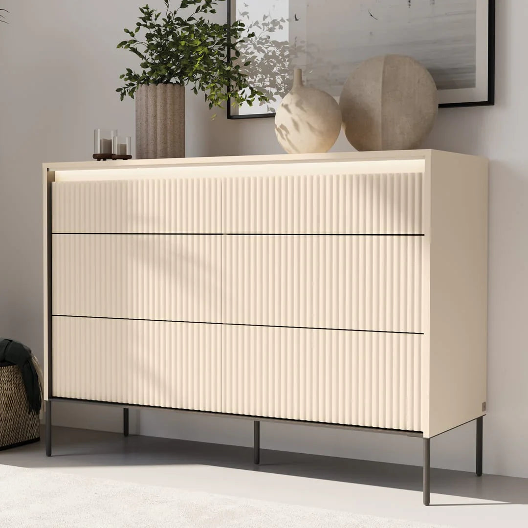 Icon Double Chest of Drawers W130cm