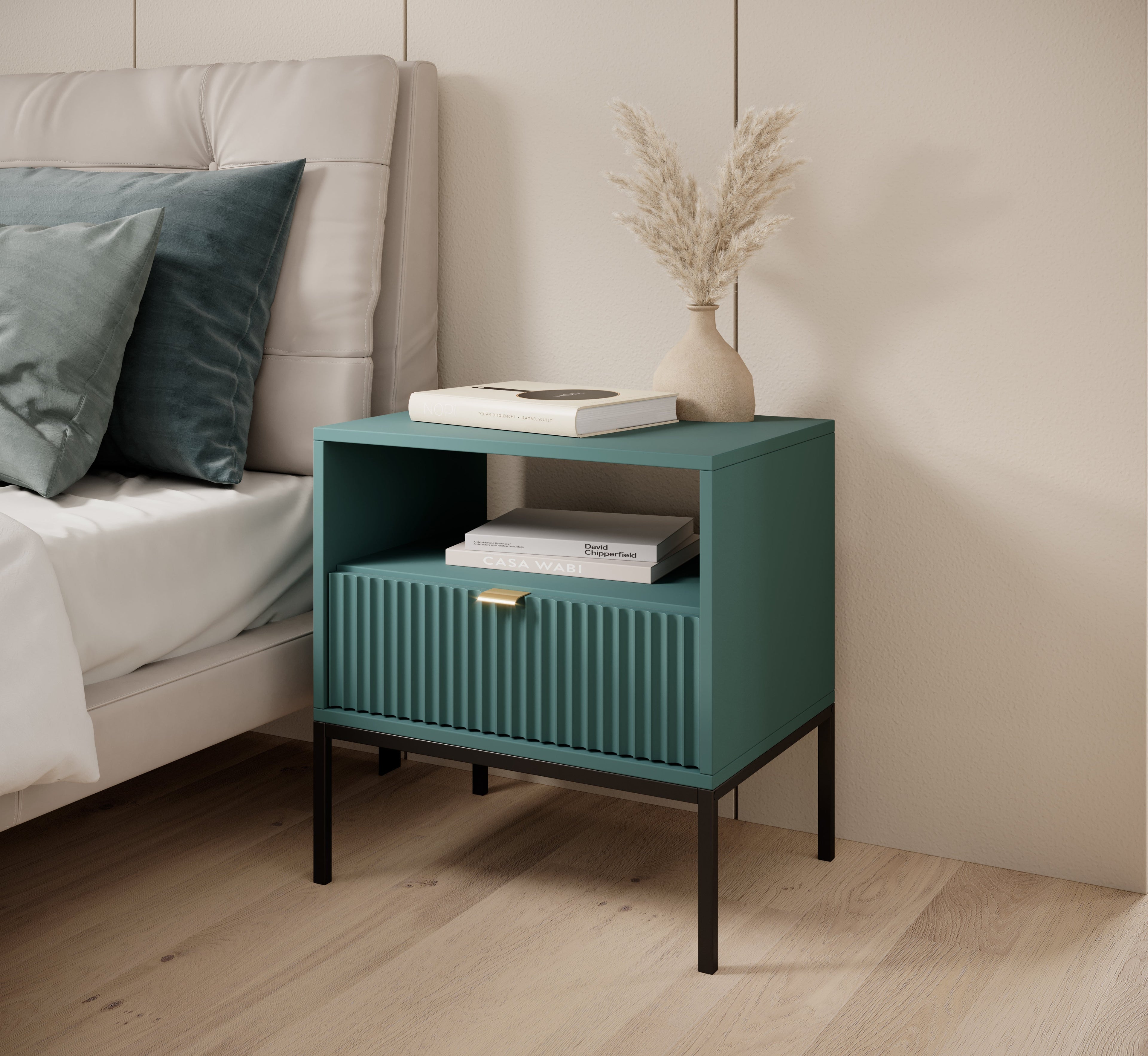 Ridge Bedside Table W54cm