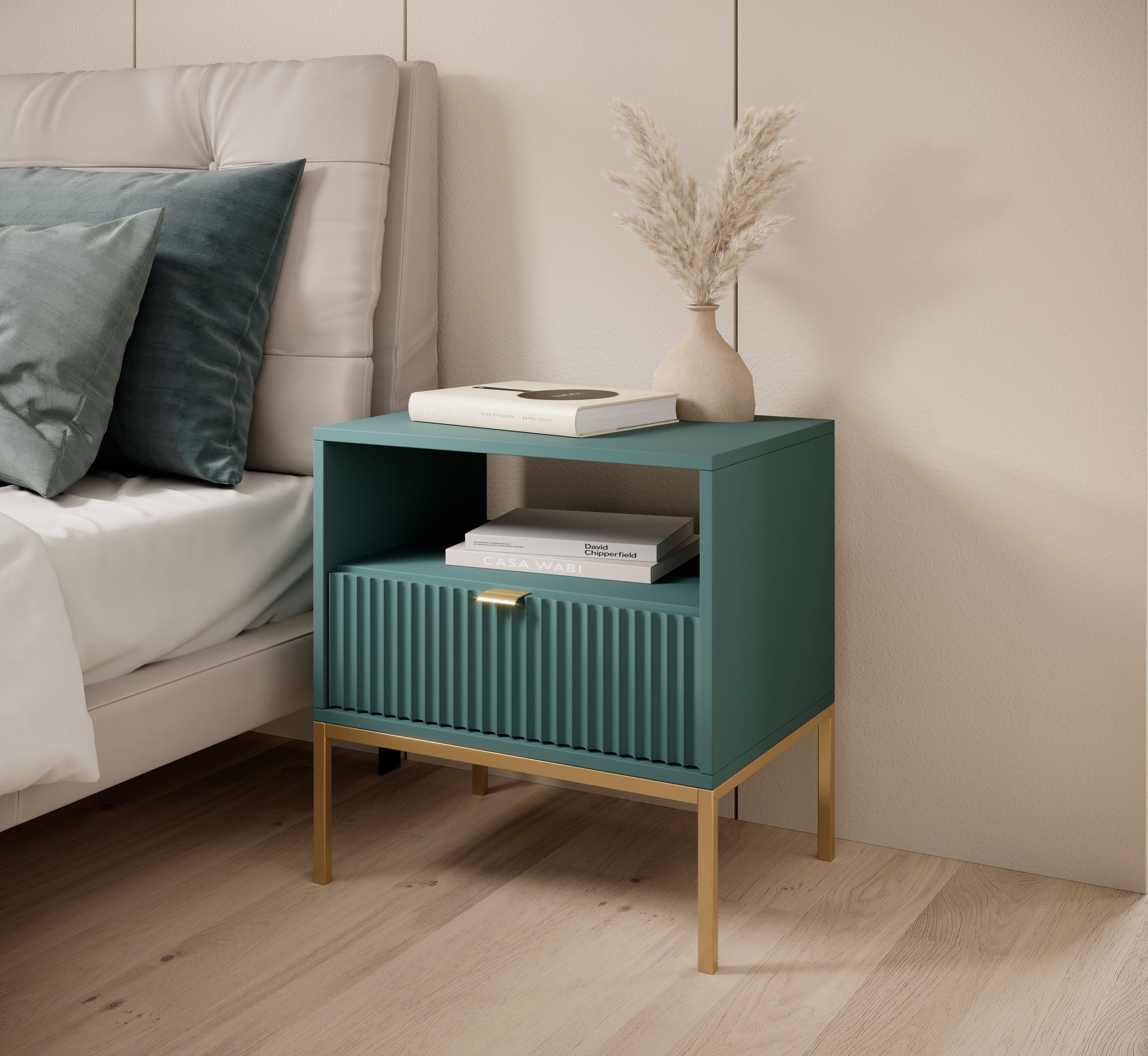 Ridge Bedside Table W54cm