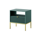 Ridge Bedside Table W54cm