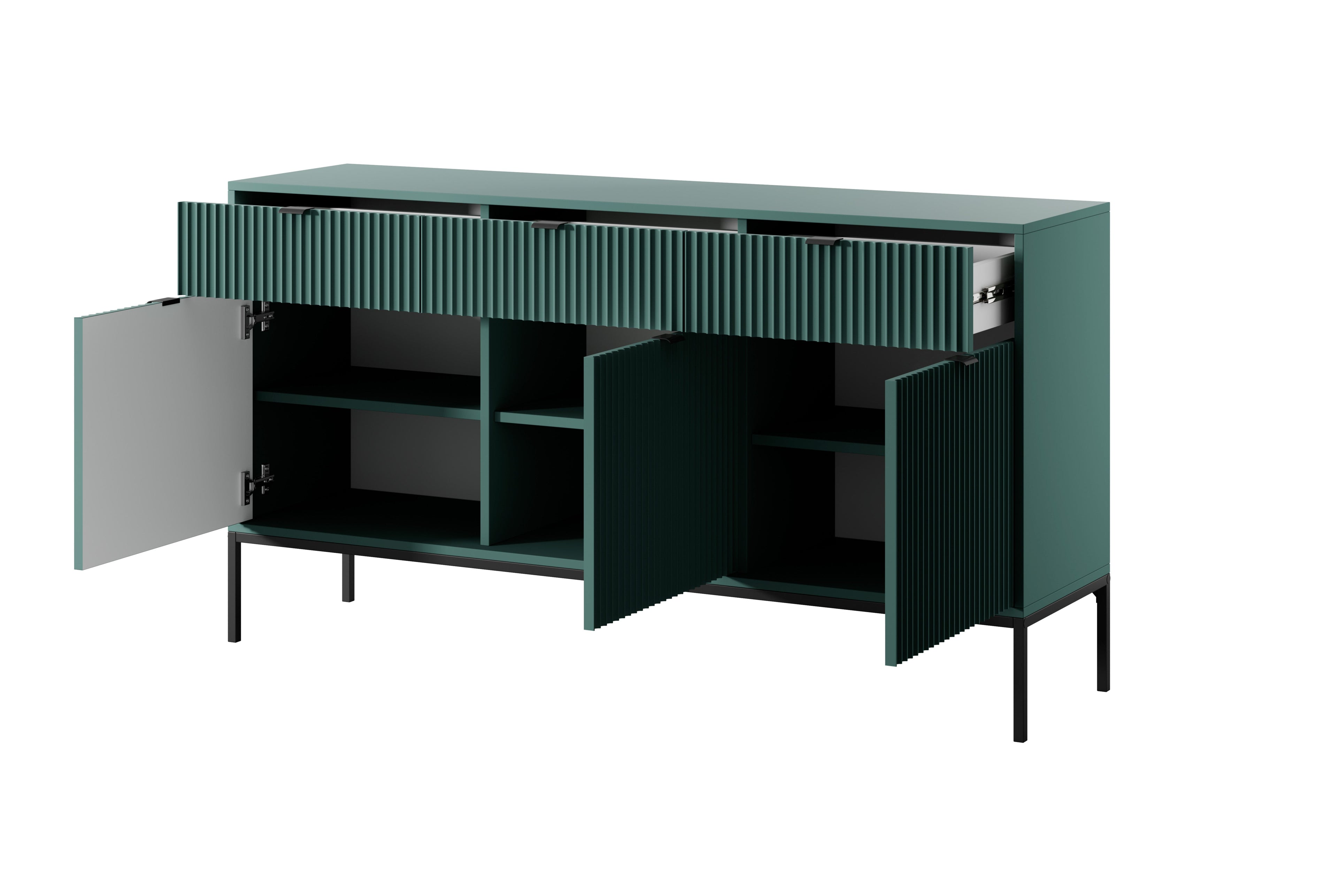Ridge 3 Drawer 3 Door Sideboard W154cm
