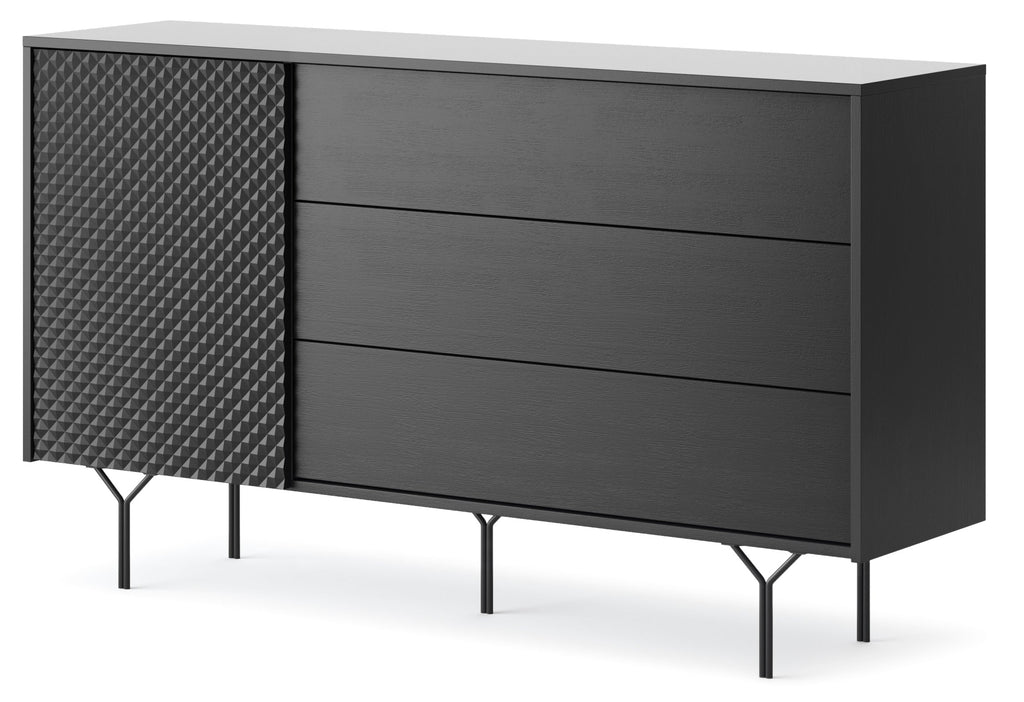 Crow 1 Door 3 Drawers Sideboard W144cm