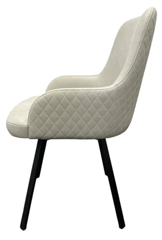 Rosie Swivel Chair [Fabric or Faux Leather]