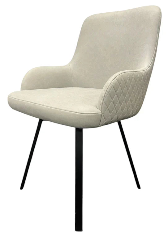 Rosie Swivel Chair [Fabric or Faux Leather]