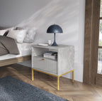 Ridge Bedside Table W54cm