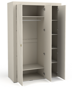 Mikado Triple Door Wardrobe with Mirror W137cm