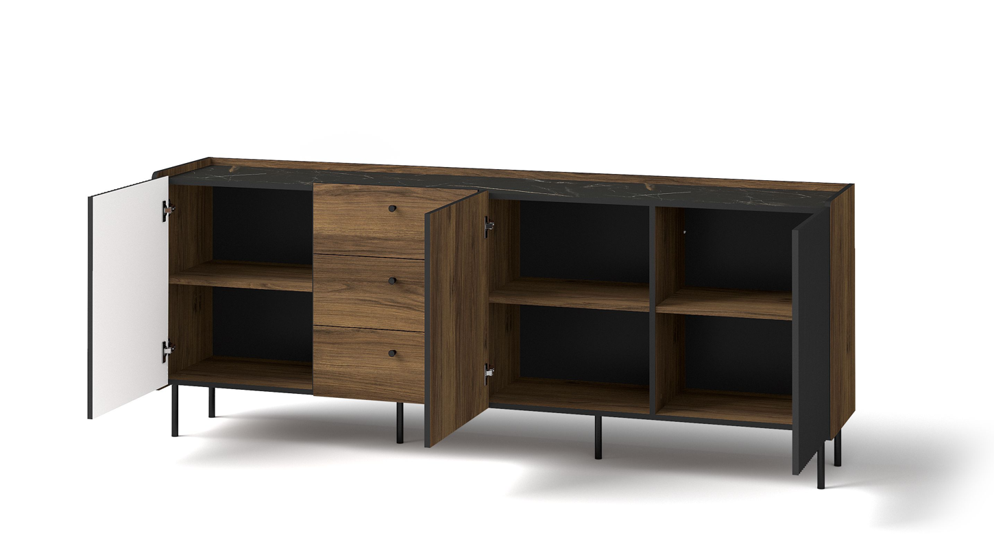 Lara 3 Door 3 Drawer Sideboard W200cm