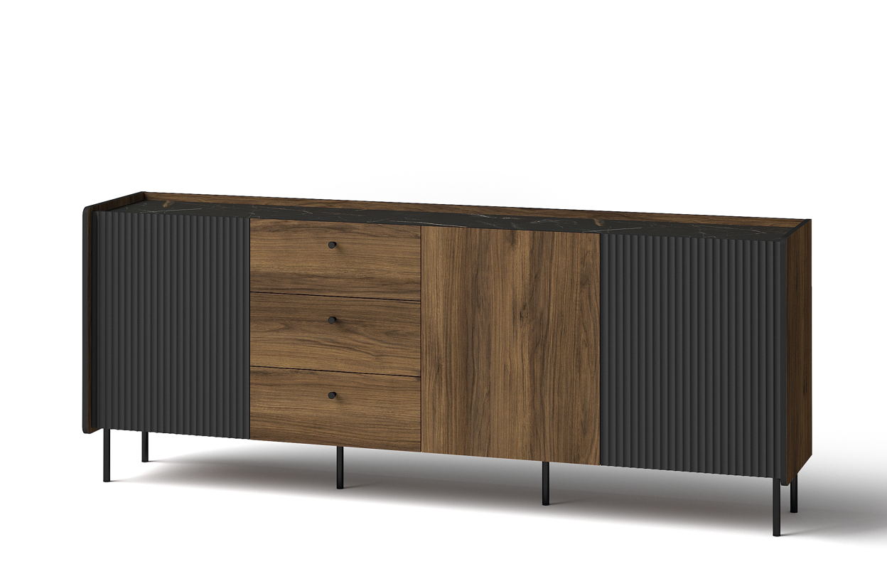 Lara 3 Door 3 Drawer Sideboard W200cm