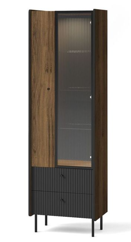 Lara Display Cabinet with Glass Door W59cm