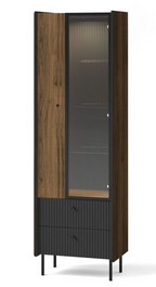 Lara Display Cabinet with Glass Door W59cm