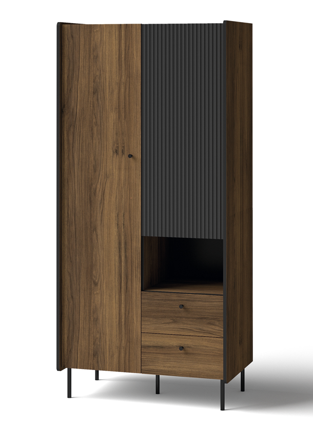 Lara Double Wardrobe W88cm