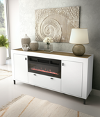 Mikado Sideboard with Fireplace W177cm