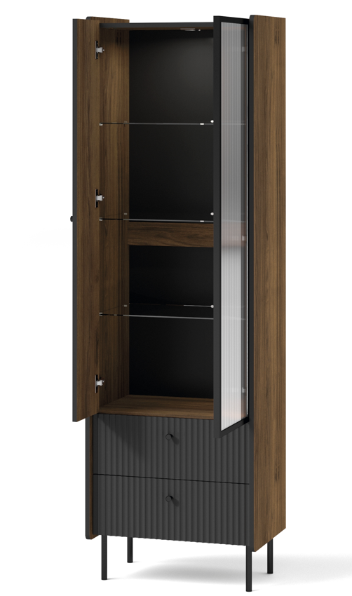 Lara Display Cabinet with Glass Door W59cm