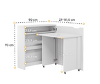 Smart Desk - Convertible Desk with Storage - Small W90cm