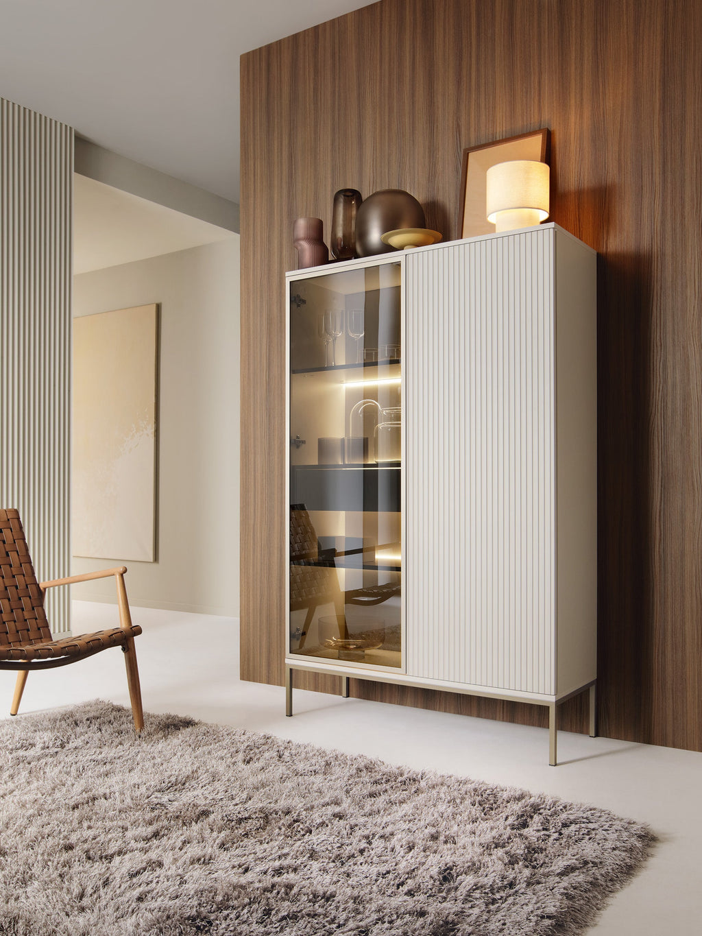 Tina Display Cabinet High W104cm