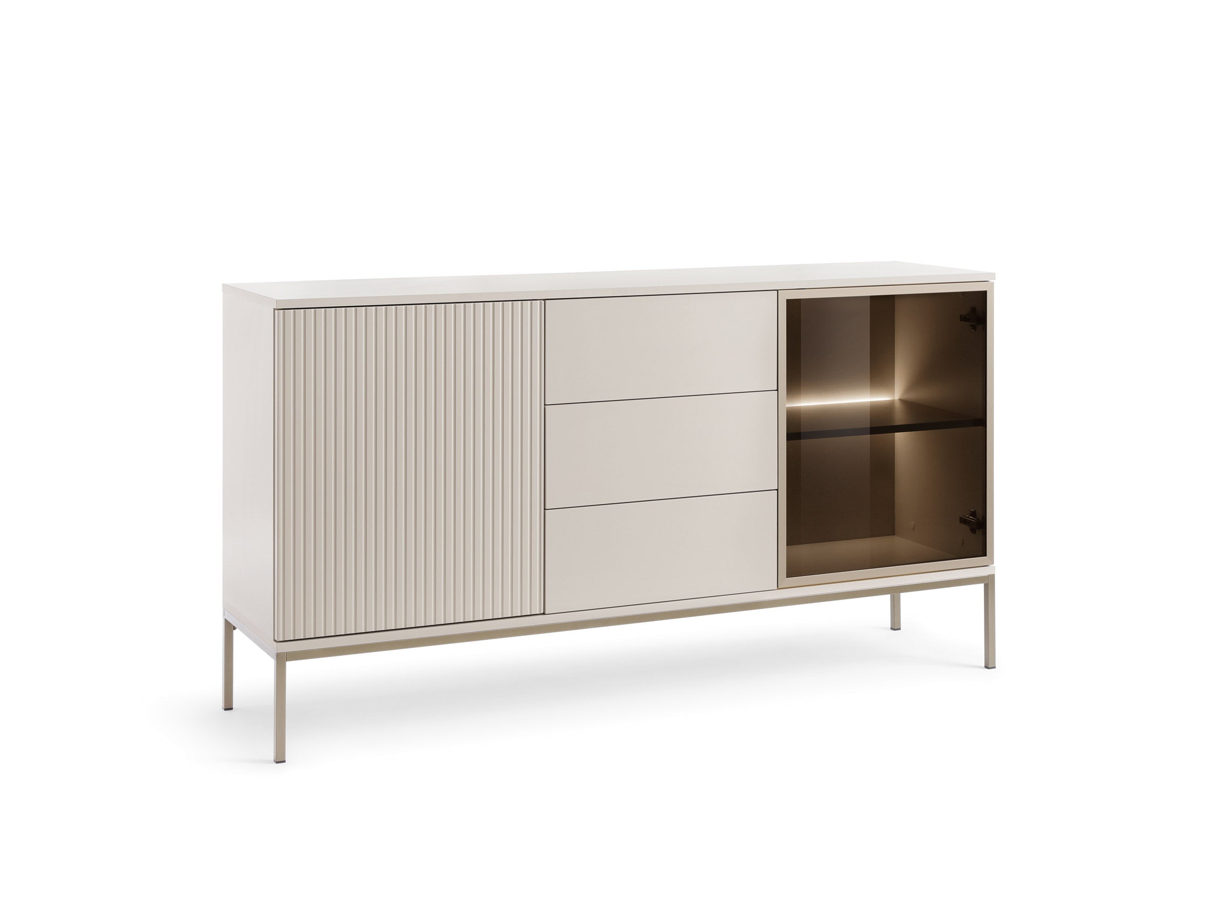 Tina Sideboard with Drawers W154cm