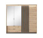 Aliste 4 Door Wardrobe W220cm