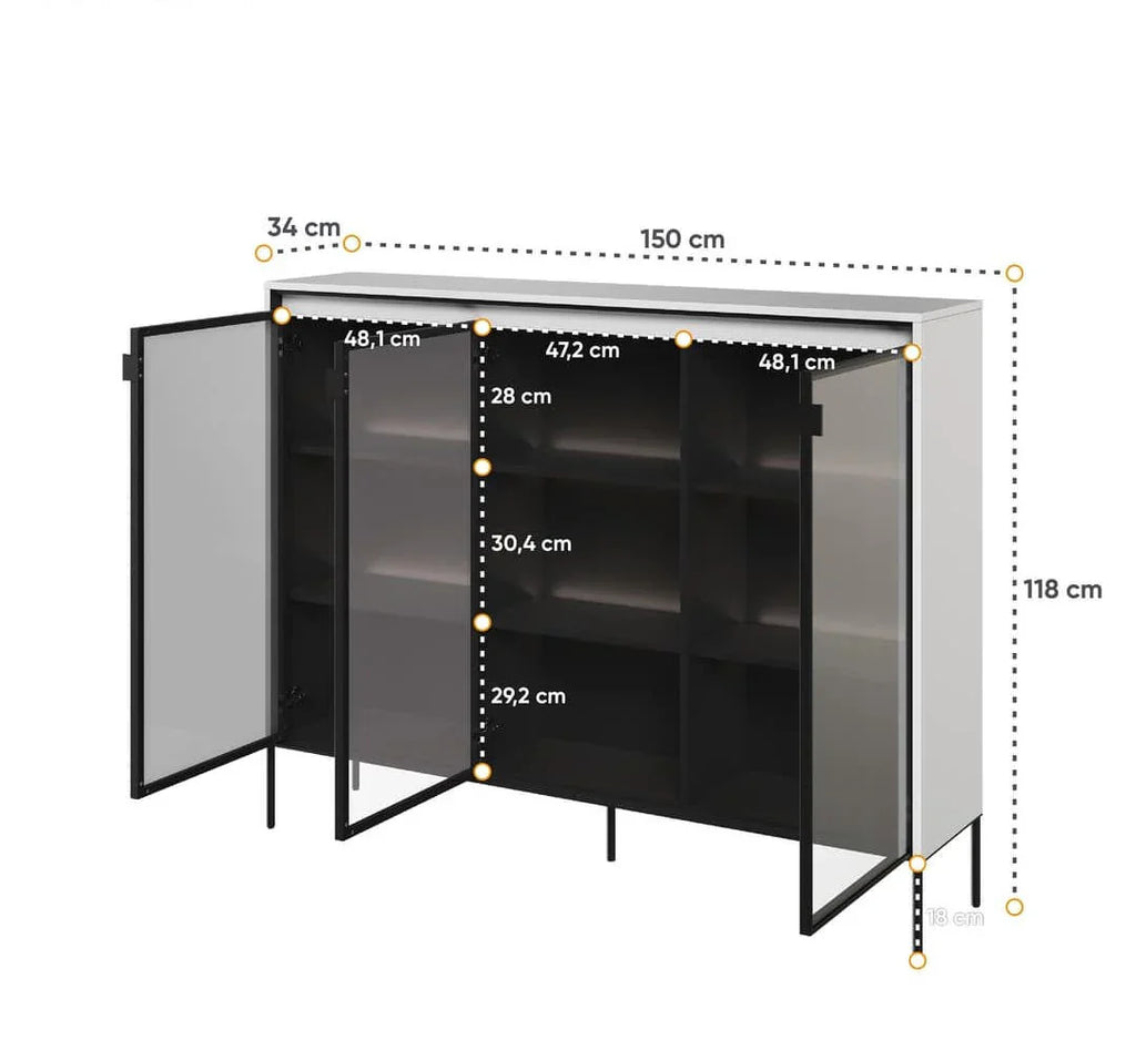 Icon Display Cabinet W150cm