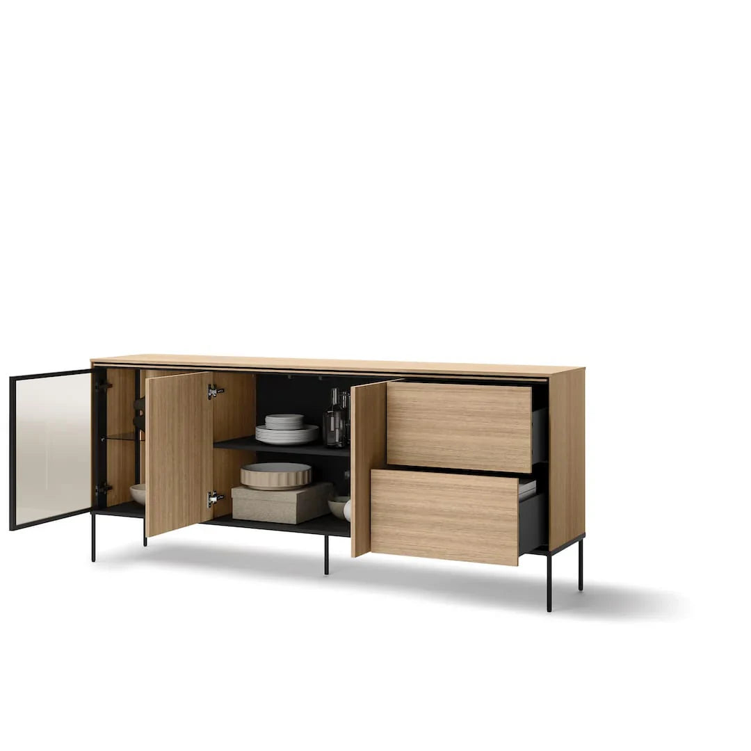 Veya Display Sideboard Cabinet Long W201cm