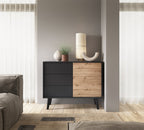 Lily 1 Door 3 Drawer Sideboard W104cm