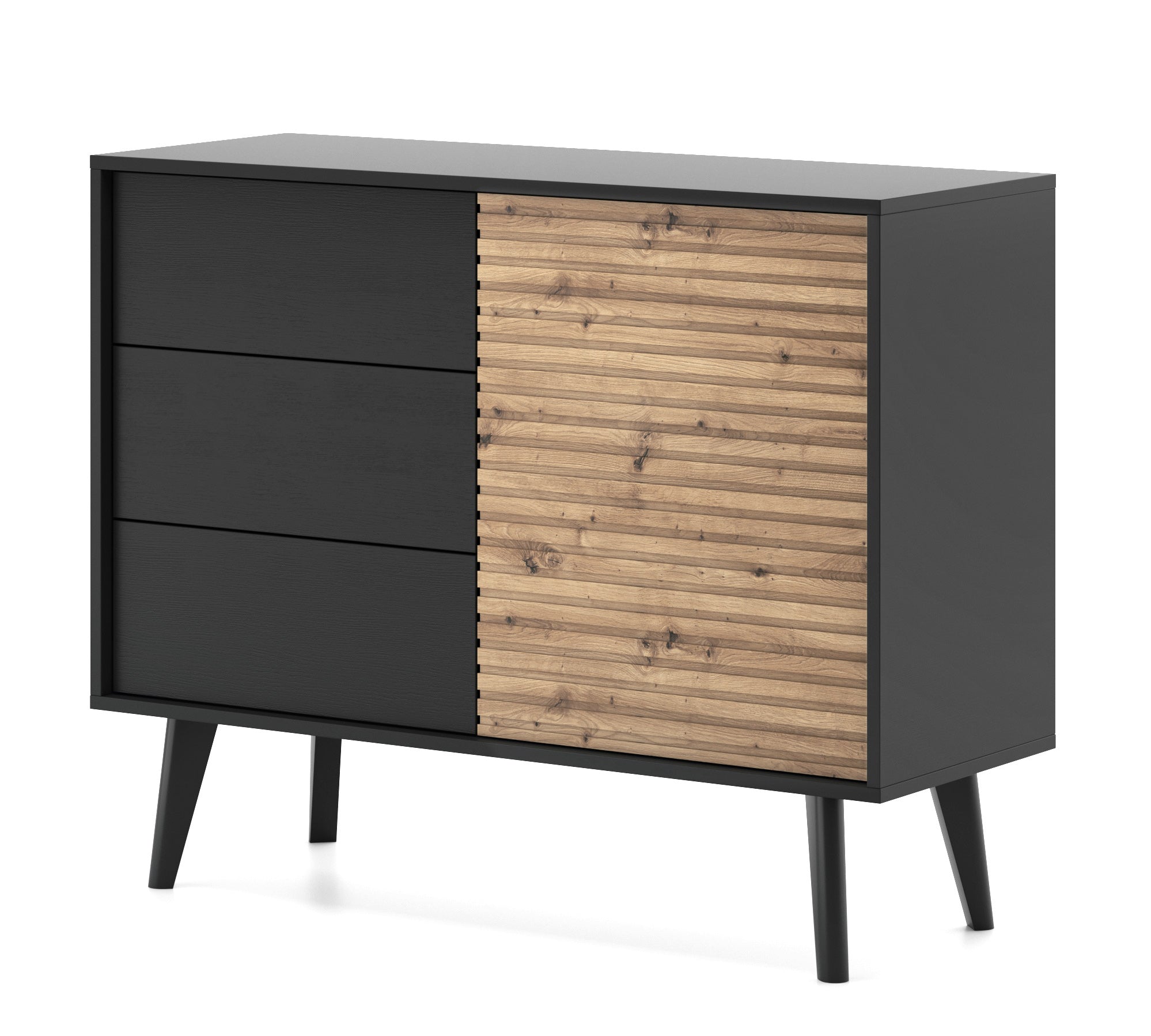Lily 1 Door 3 Drawer Sideboard W104cm