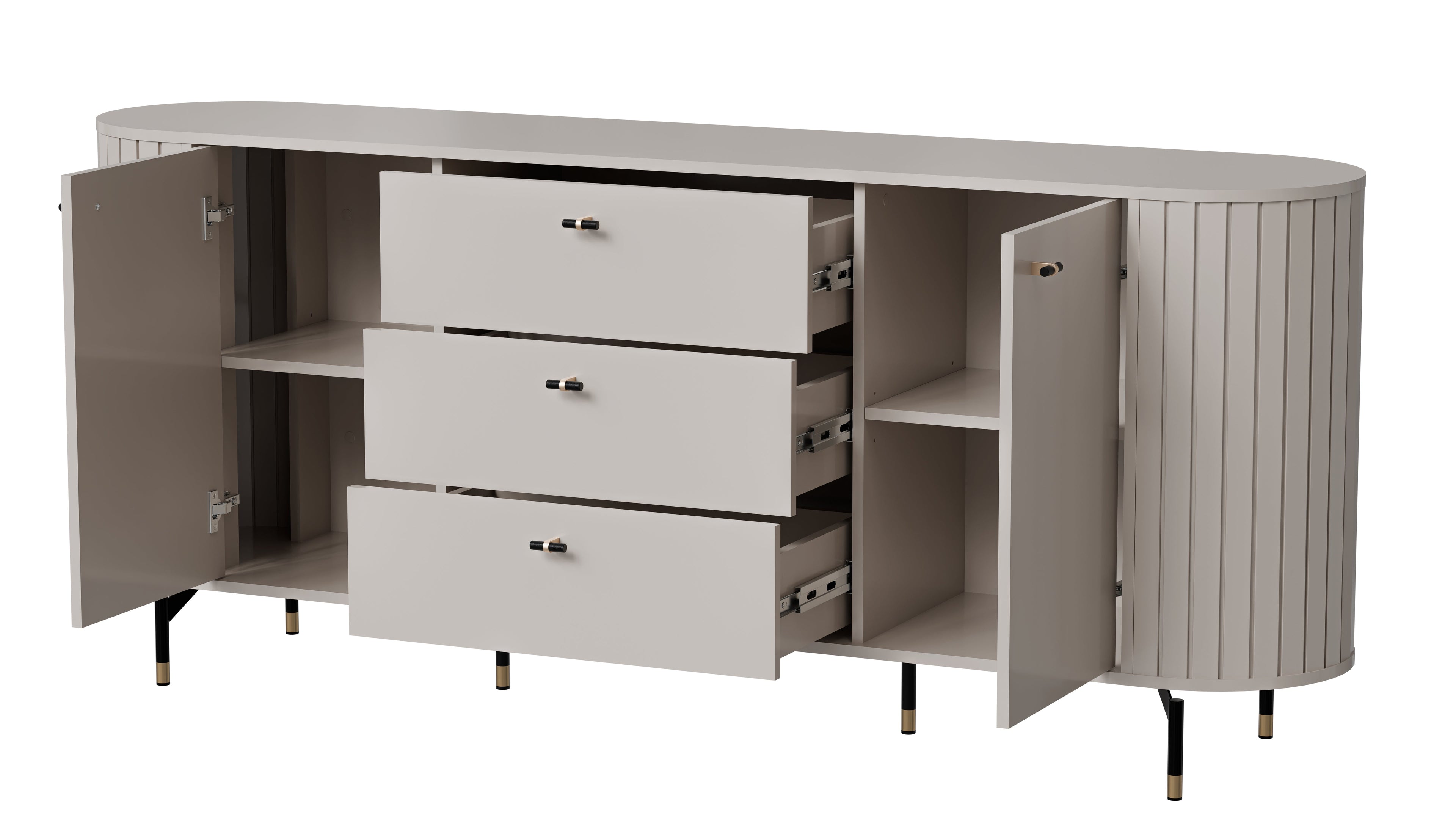 Libra 3 Door 3 Drawer Sideboard W190cm