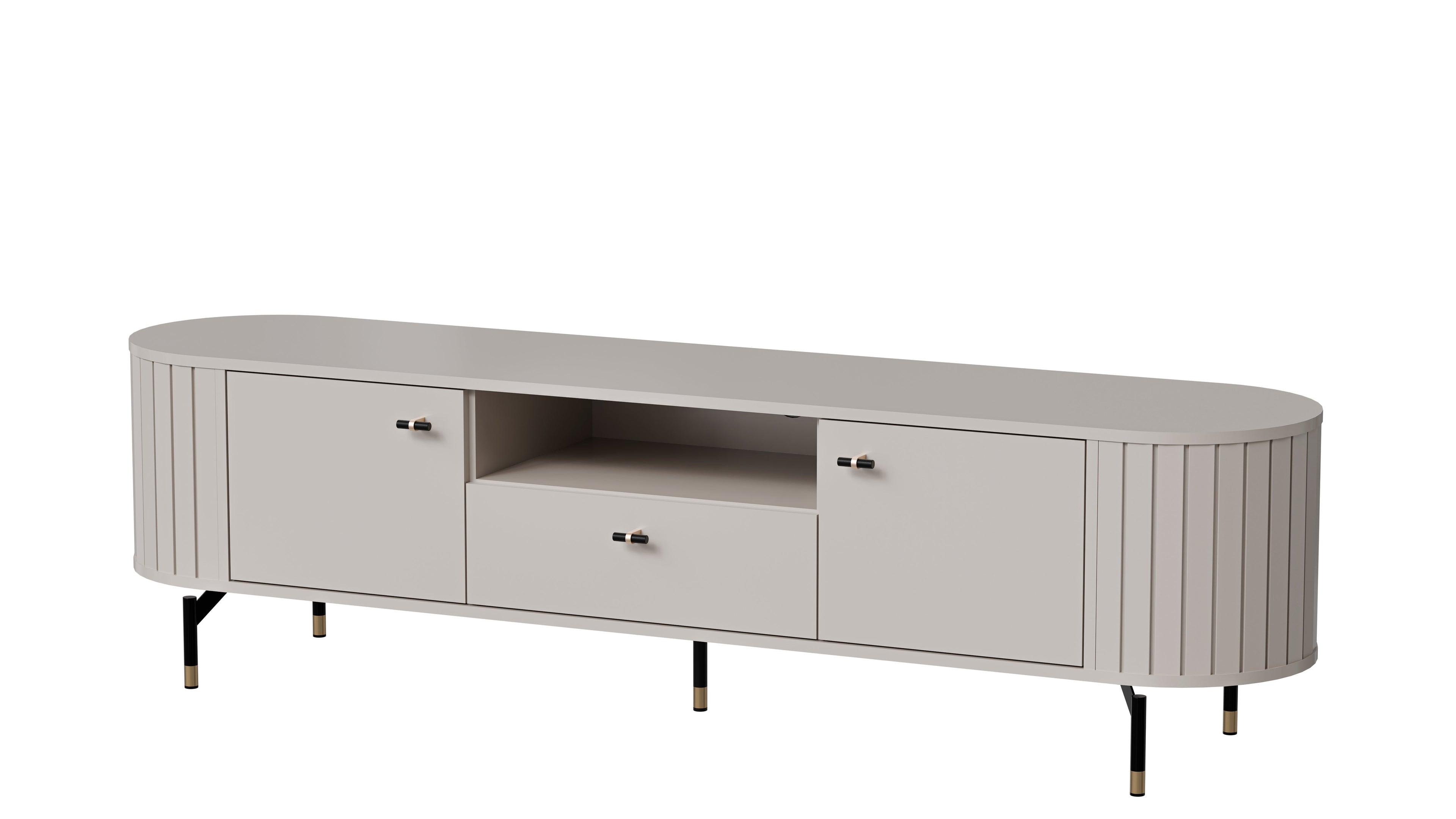 Libra 2 Door 1 Drawer TV Cabinet W180cm
