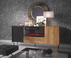 Lara Sideboard with Fireplace W180cm