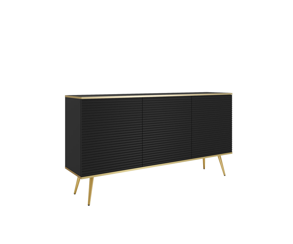 Ola Wave 3 Door Sideboard W160cm
