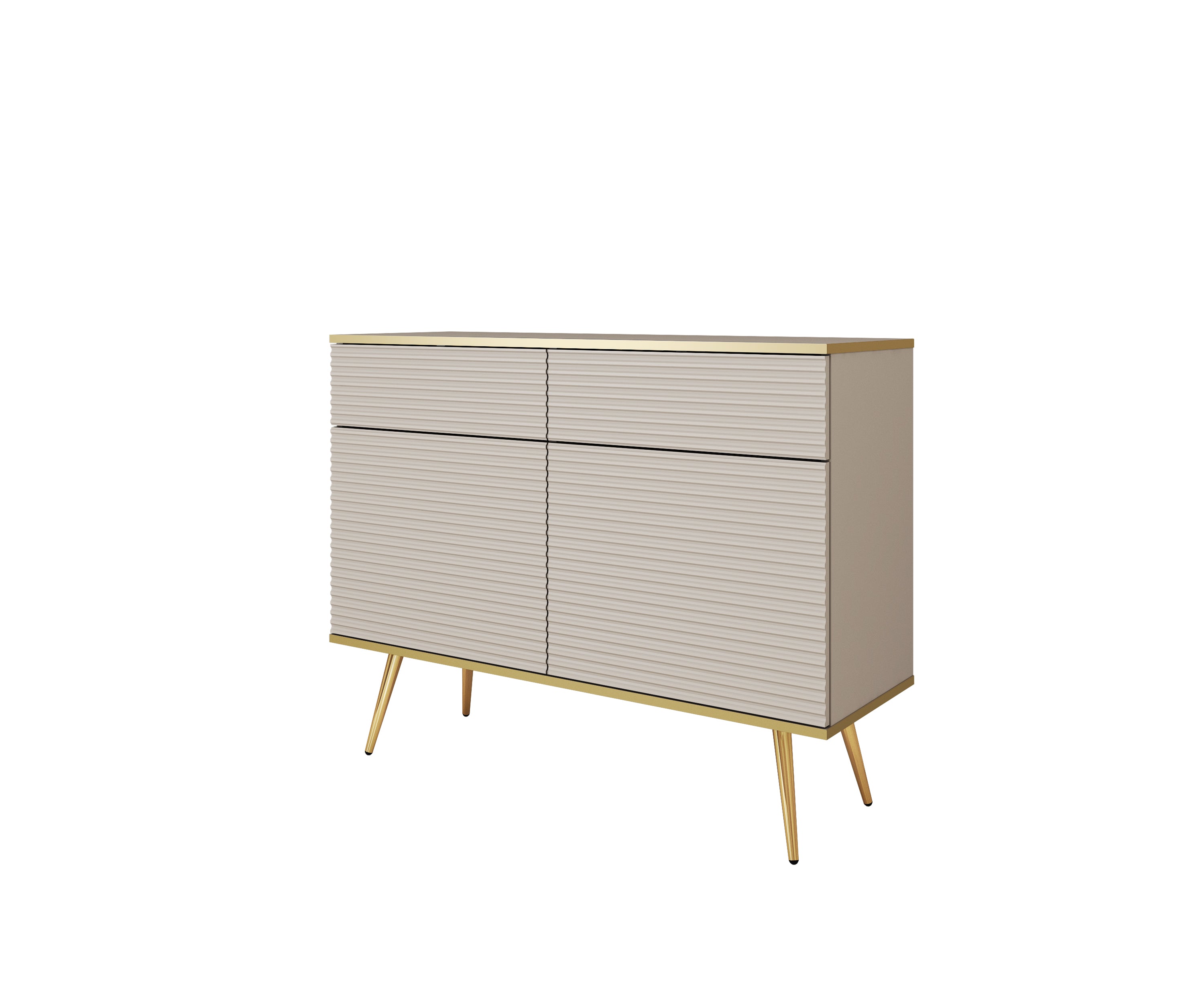 Ola Wave 2 Door 2 Drawer Sideboard W107cm