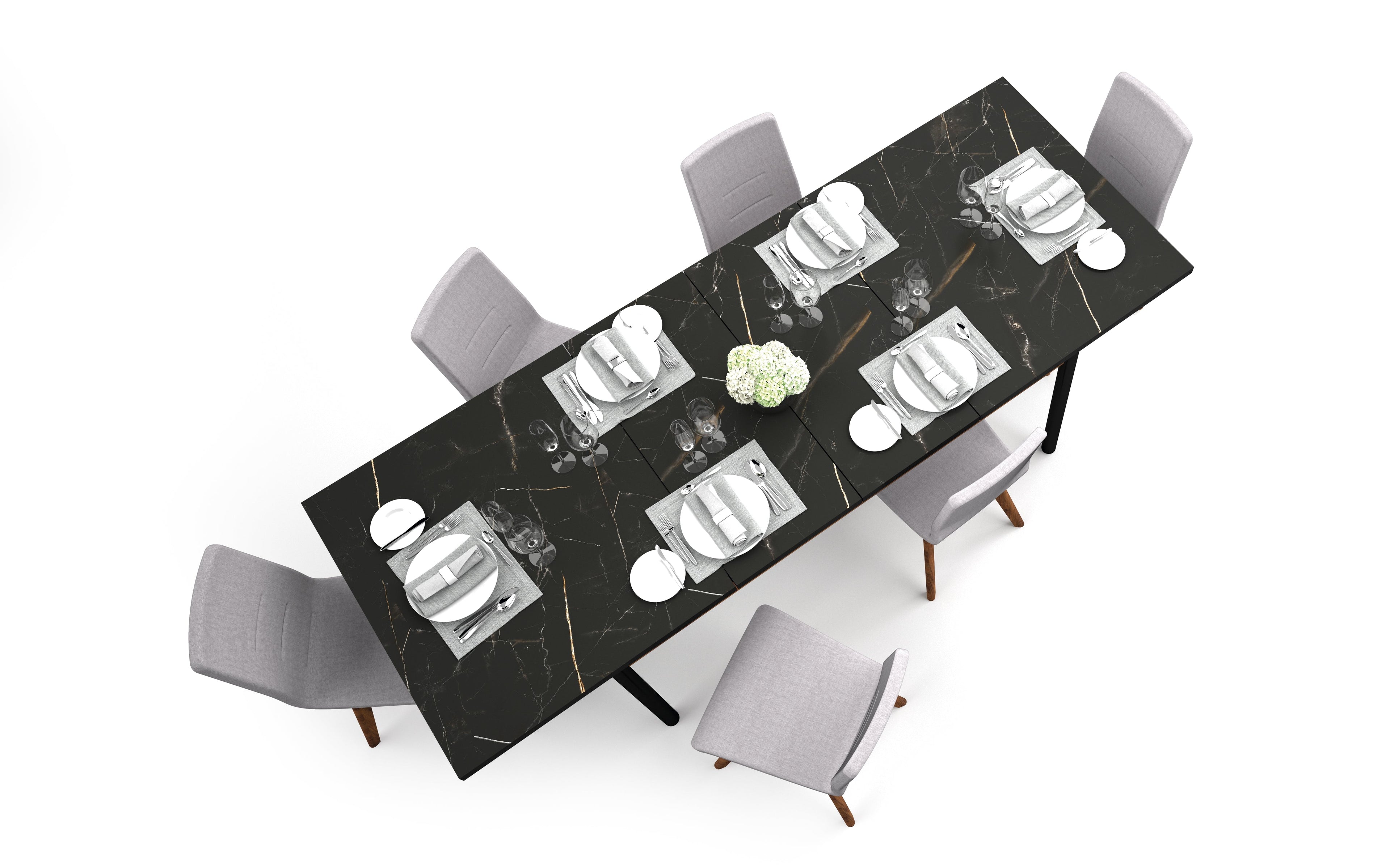 Lara Extendable Dining Table [90 x 160 cm (ext 240)]