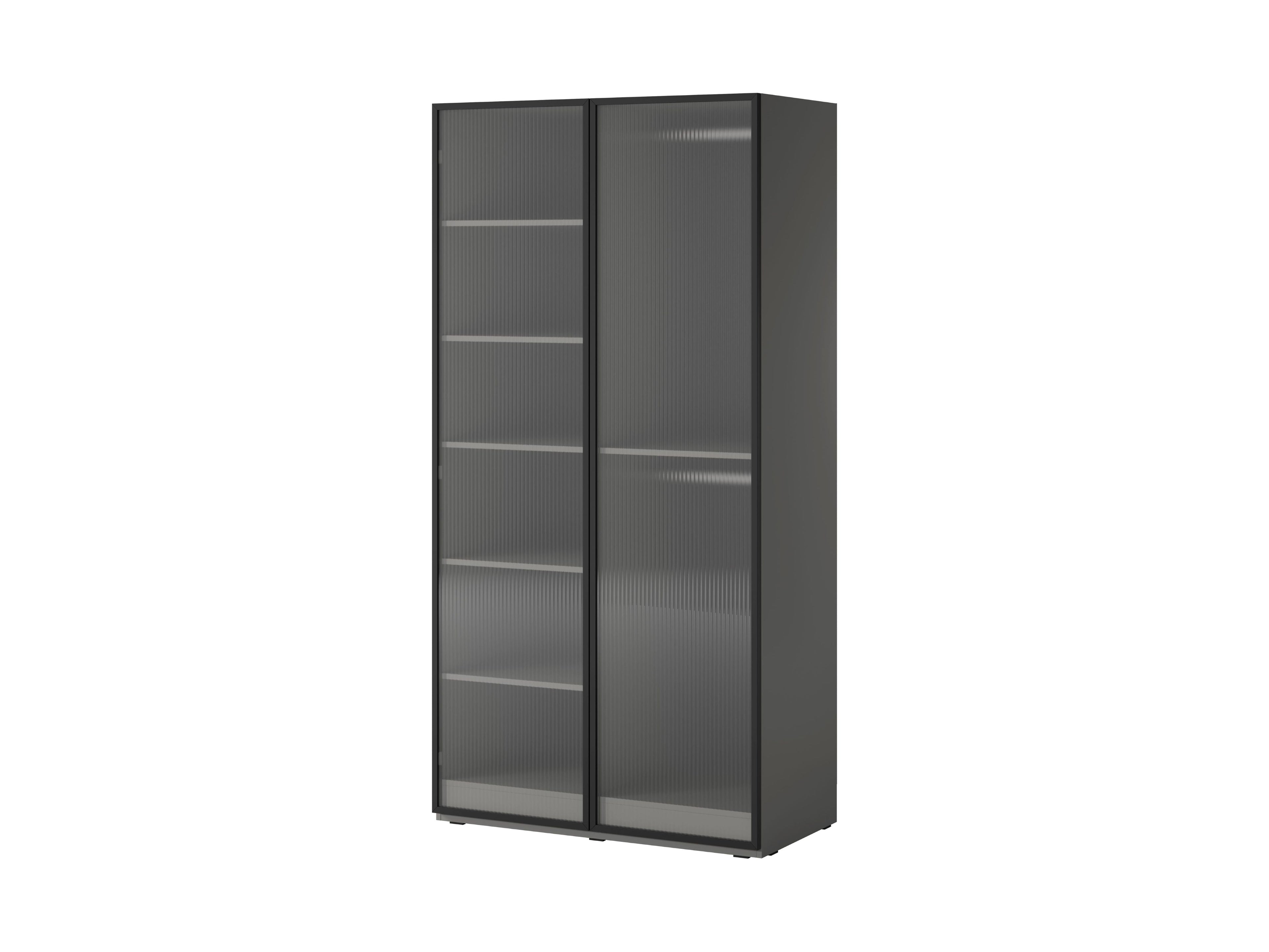 Cairo Wardrobe Fluted Glass W101cm