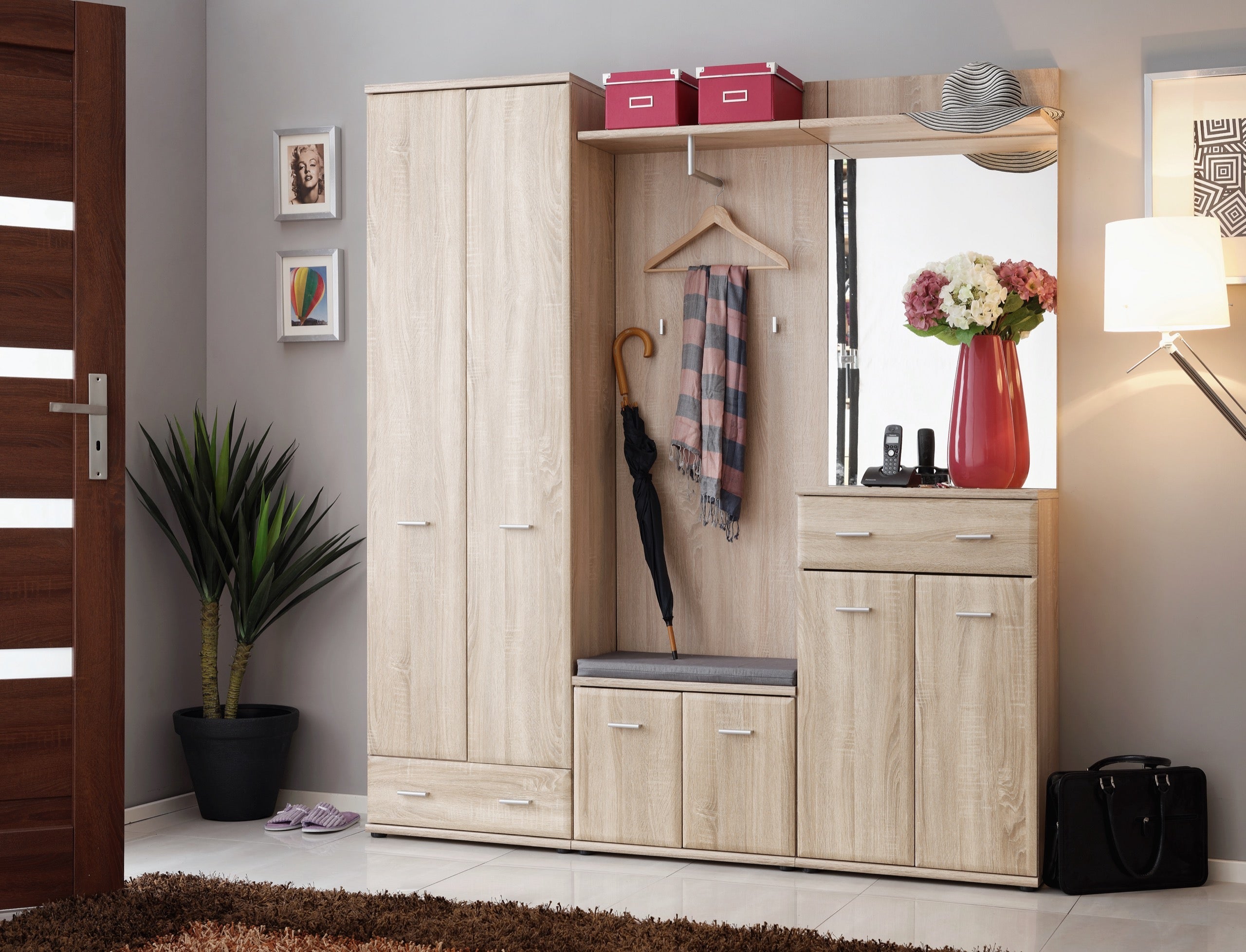 Ario Hallway Wardrobe 60cm